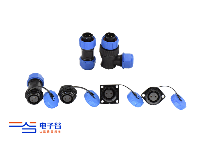 深水防尘无惧恶劣工况，电子谷 DP17 防水航空插头，工业稳定连接优选
